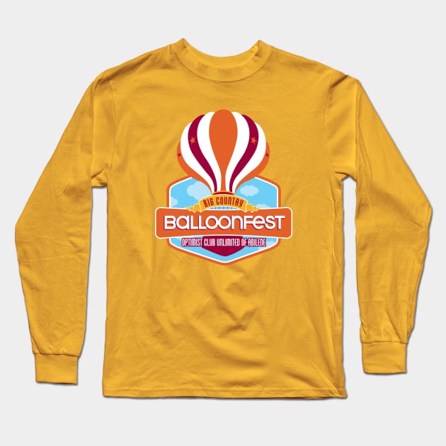 Balloonfest Abilene Long Sleeve T-Shirt by thedesignfarmer